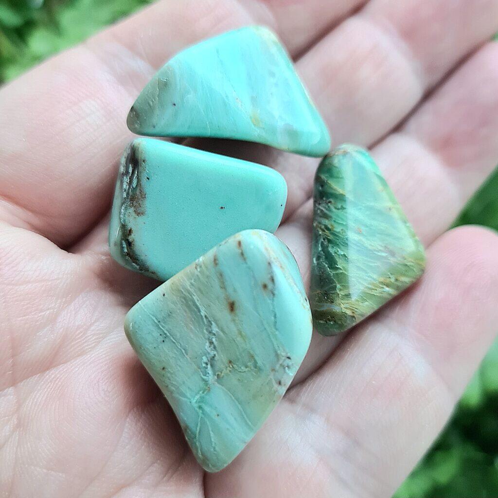 Garnierit - grön Månsten