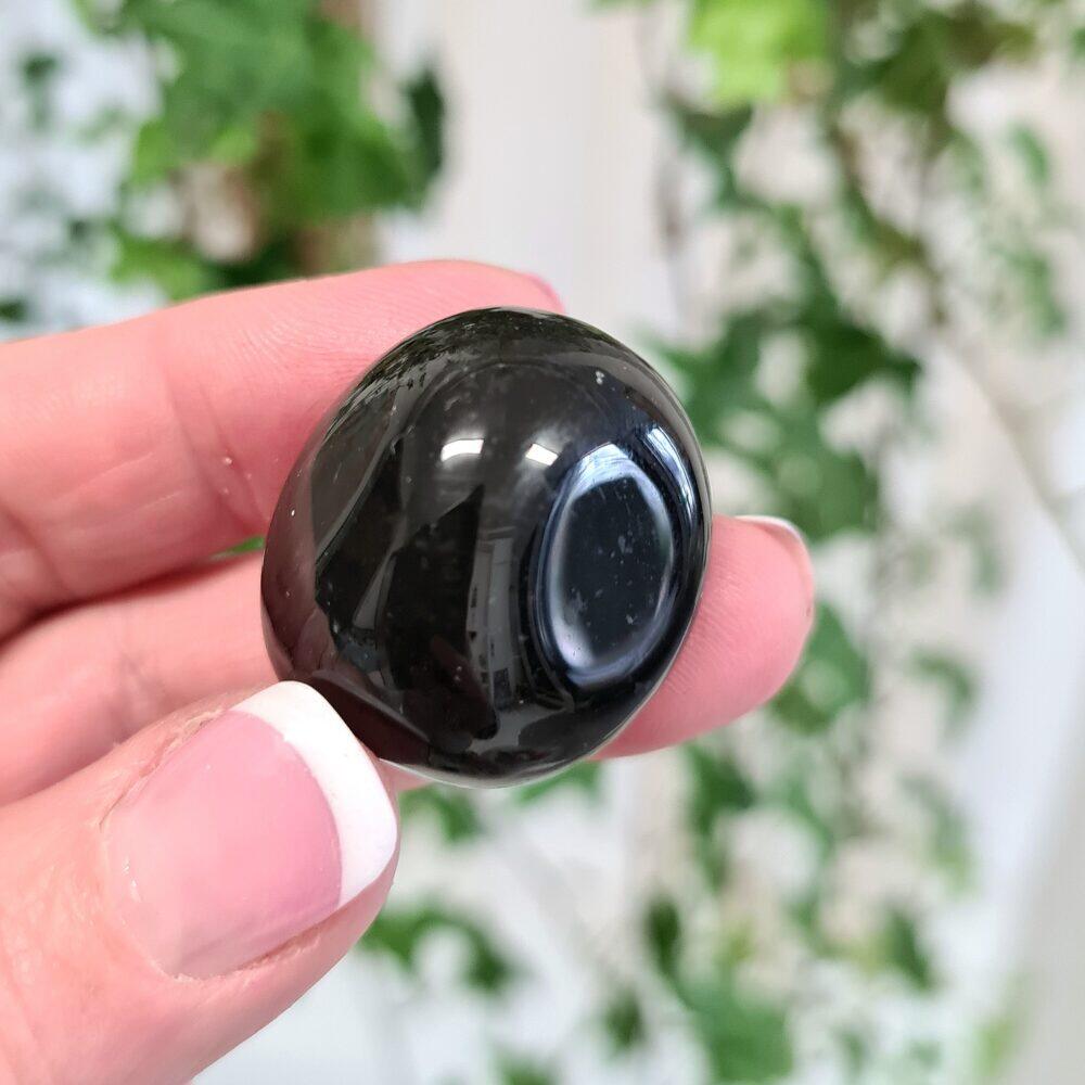 Onyx - svart trumlad