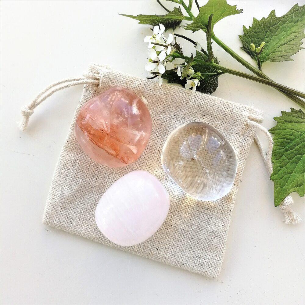 Lyxigt kristallset för kärlek