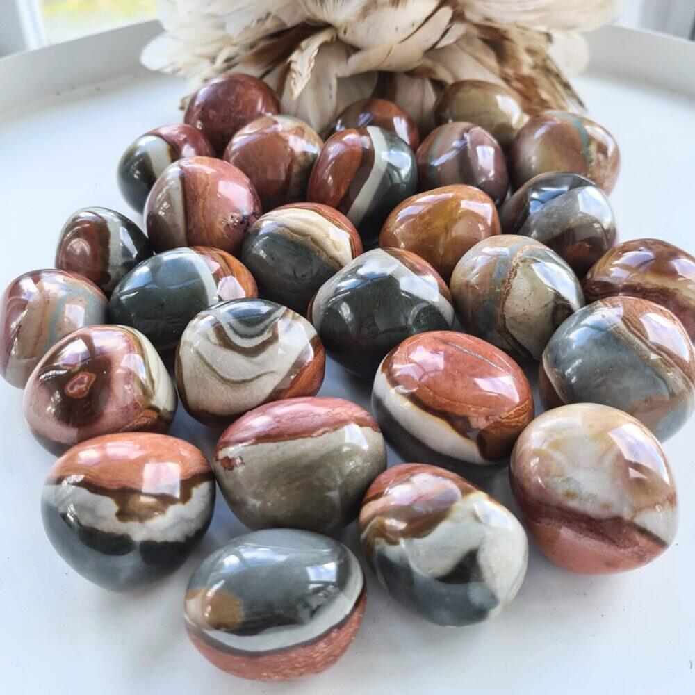 Cuddlestones i Polychrome Jaspis