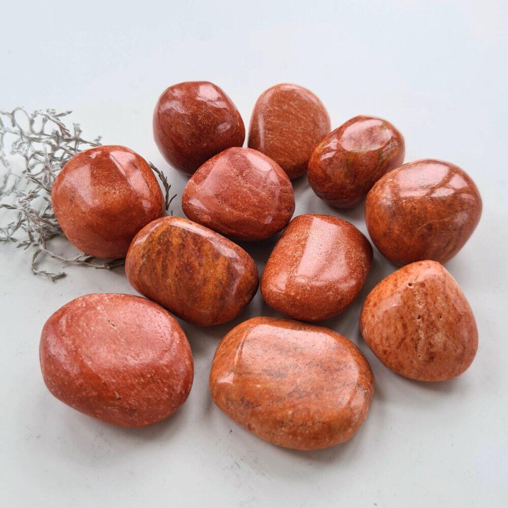 Jaspis - ljusröd/orange