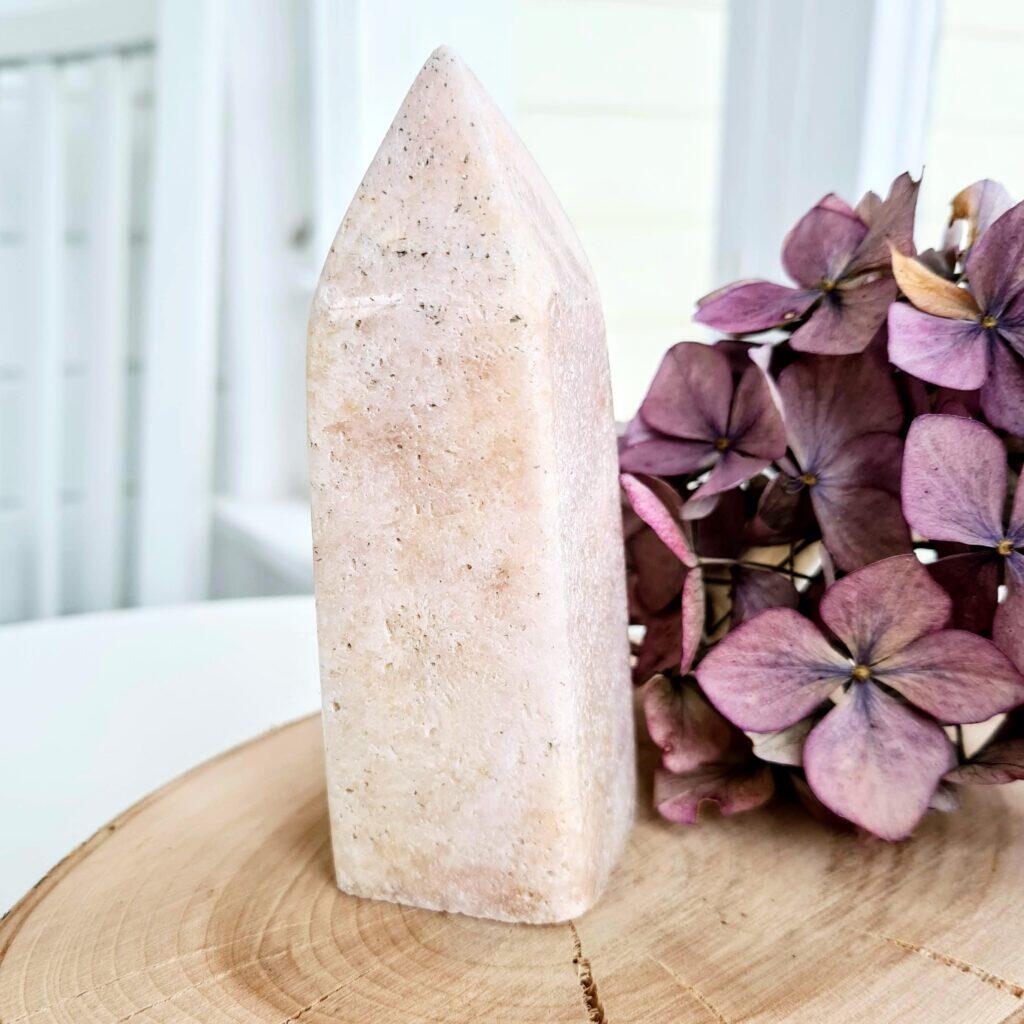 Ametist rosa - mellanstor spets