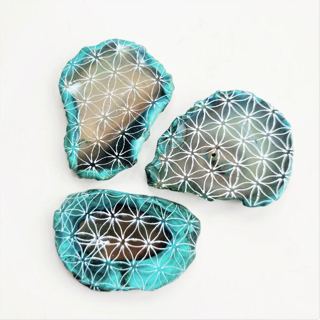Flower of life – Agatplatta