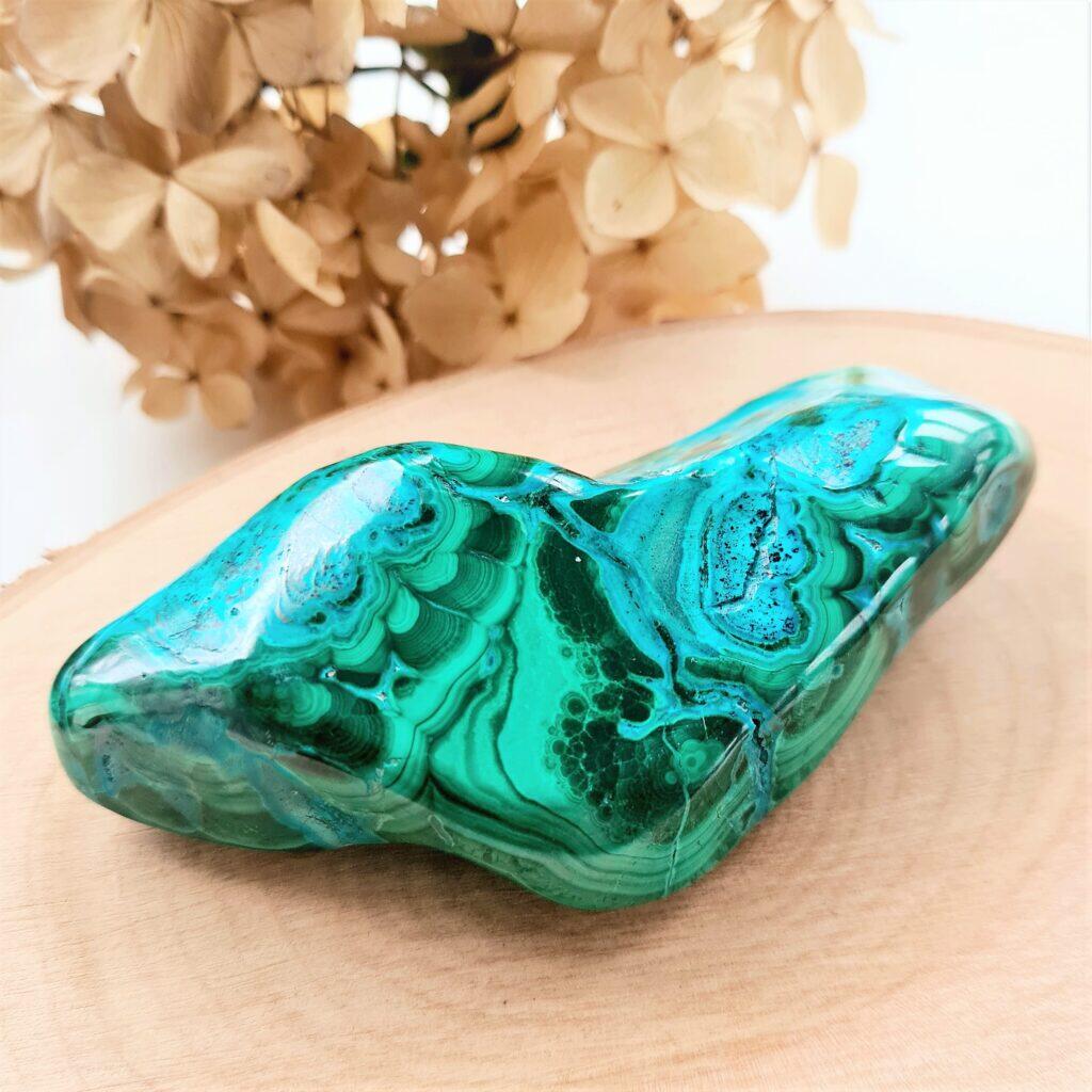 krysokolla - malakit extra stor #1