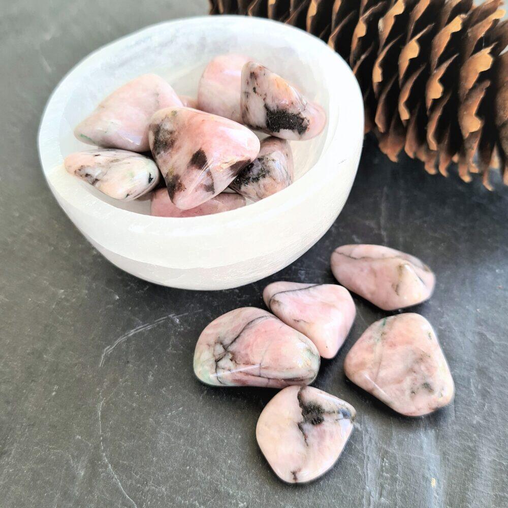 Jordgubbskvarts - trumlad ljus