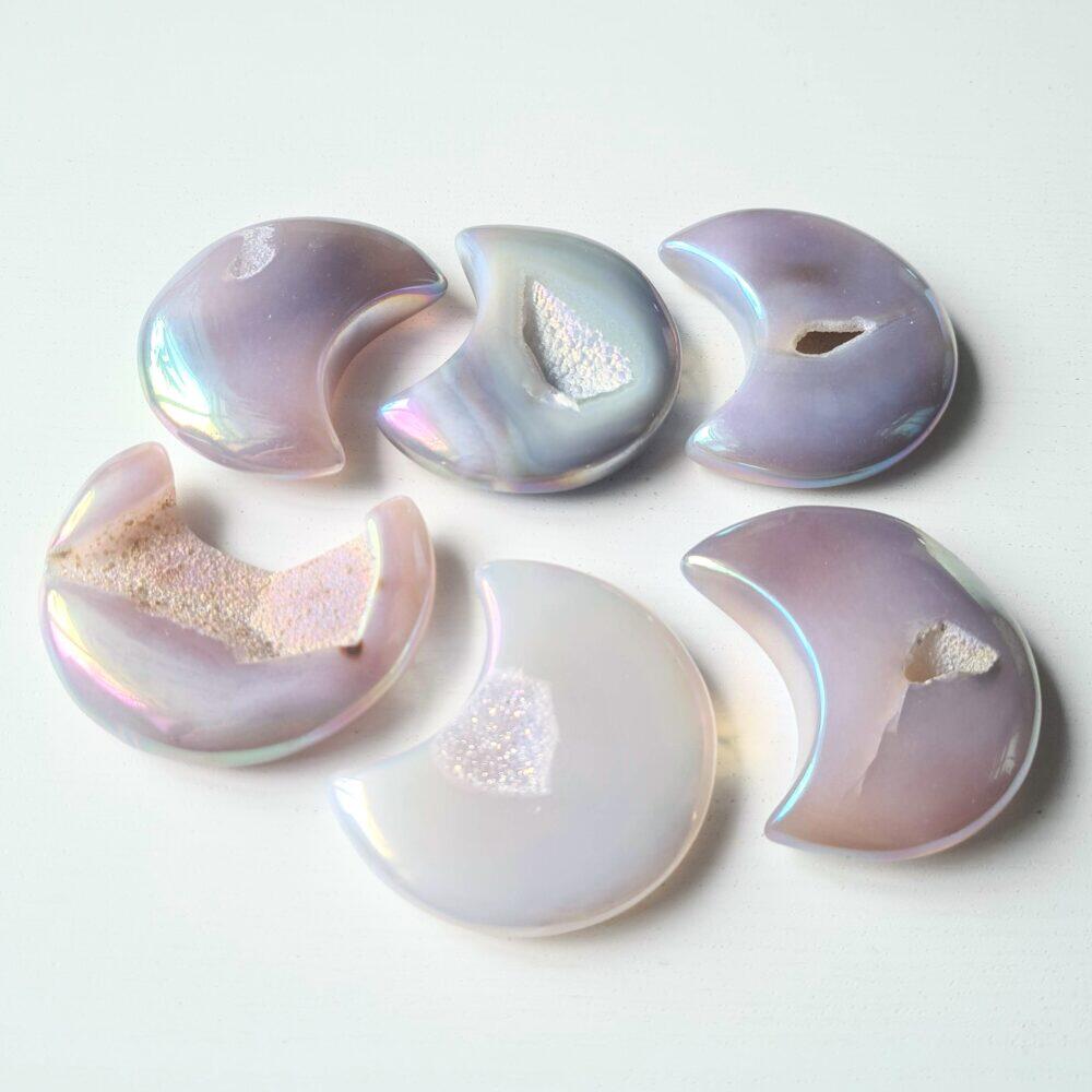 Auramåne - agat med drusy