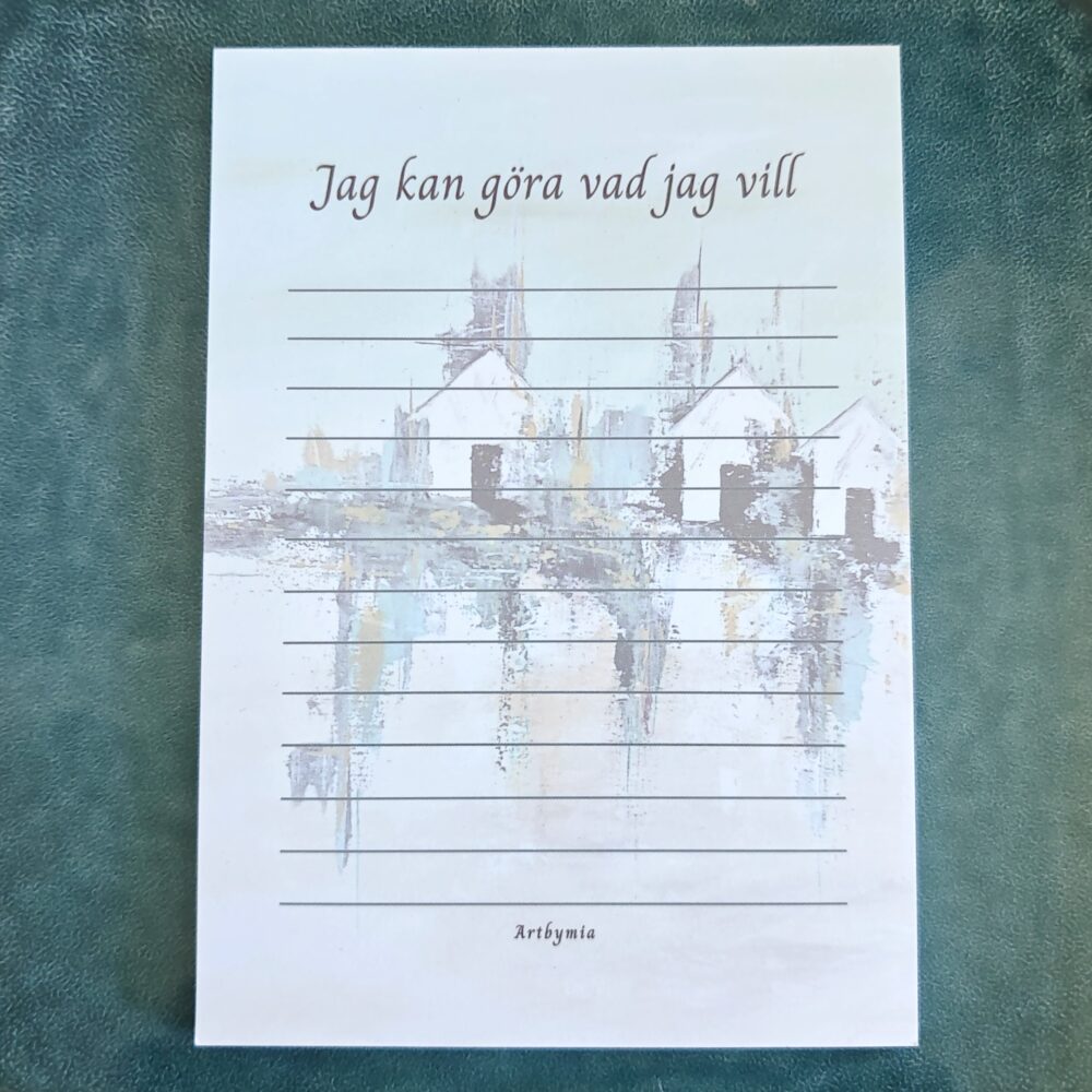 Jag kan göra vad jag vill - anteckningsblock