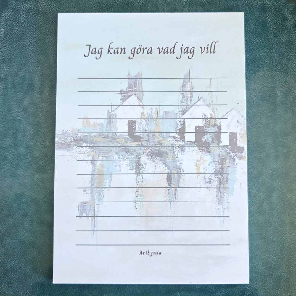 Jag kan göra vad jag vill - anteckningsblock
