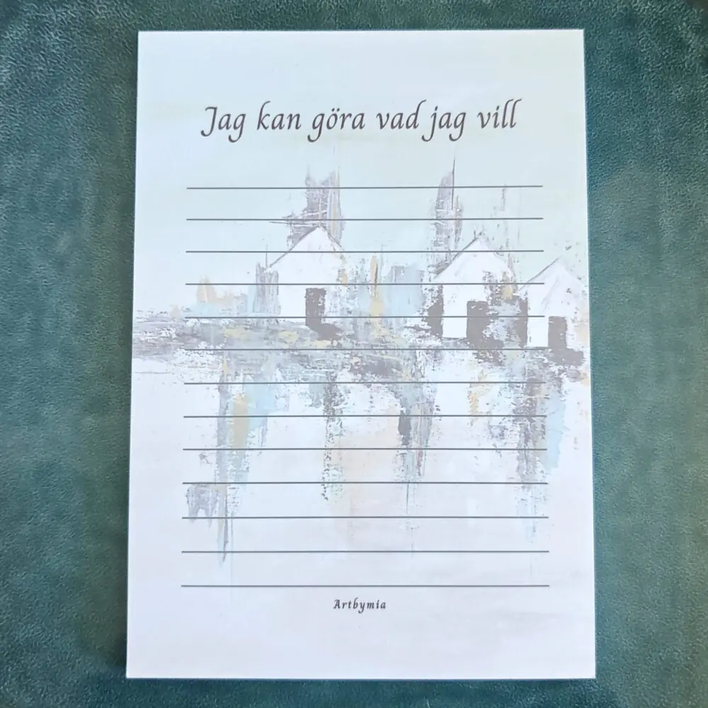 Jag kan göra vad jag vill - anteckningsblock